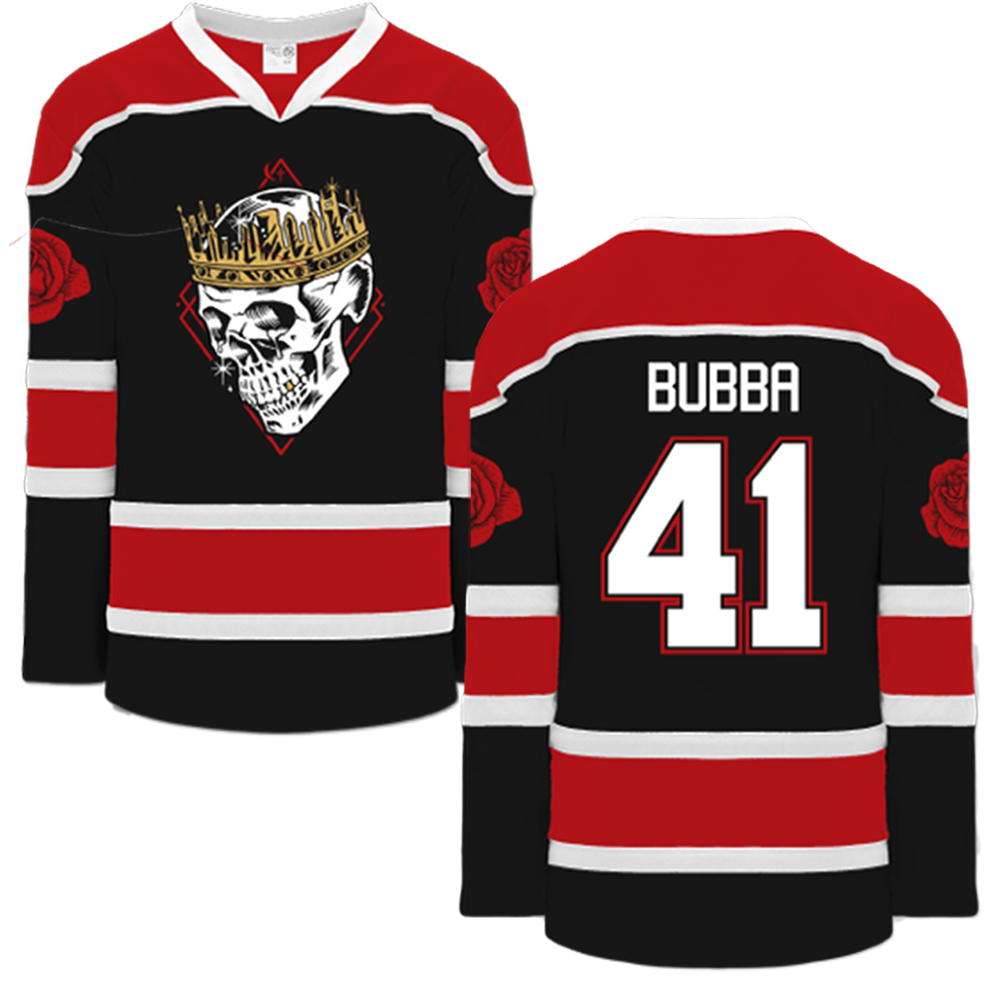 Blackhawks skull jersey sales