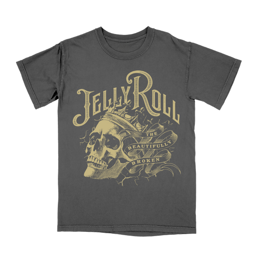 Beautifully Broken Skull King T-shirt - T-Shirt