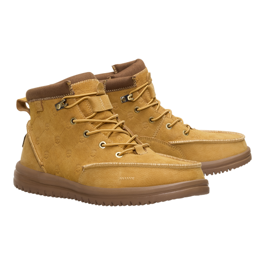 Hey Dude - Jelly Roll Bradley Leather Tan/Brown - Shoe