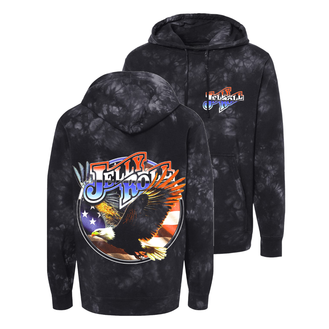 Tie Dye Eagle Hoodie