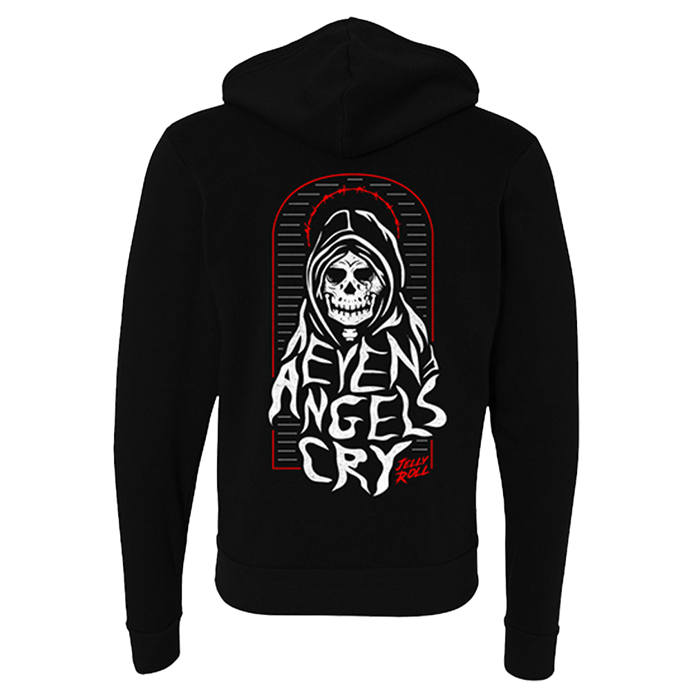 Even Angels Cry Zip Up Hoodie – Jelly Roll Official